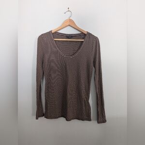 Metaphor Black & Dark Caramel, Women's Medium Top